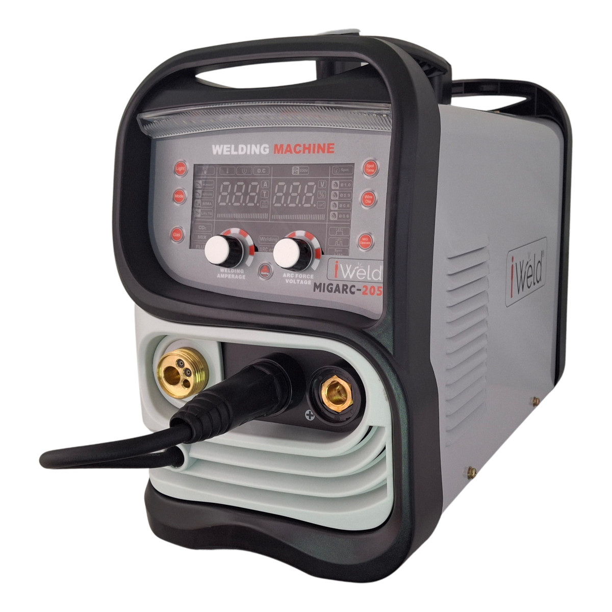 iWELD MIG205G MIG/MMA SYNERGIC WELDING MACHINE -200A - 220V + BZ15 TORCH