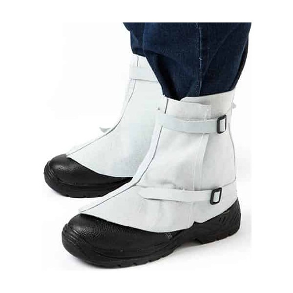 TAURUS CHROME LEATHER ANKLE SPATS