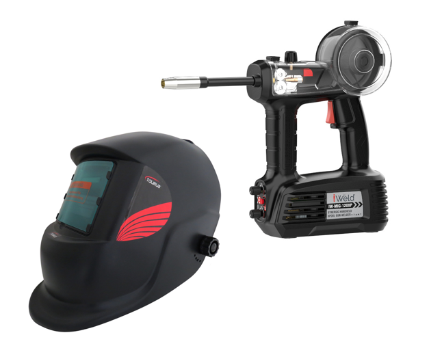 iWELD MIG-120XP SYNERGIC HANDHELD SPOOL GUN WELDER PRO COMBO SET