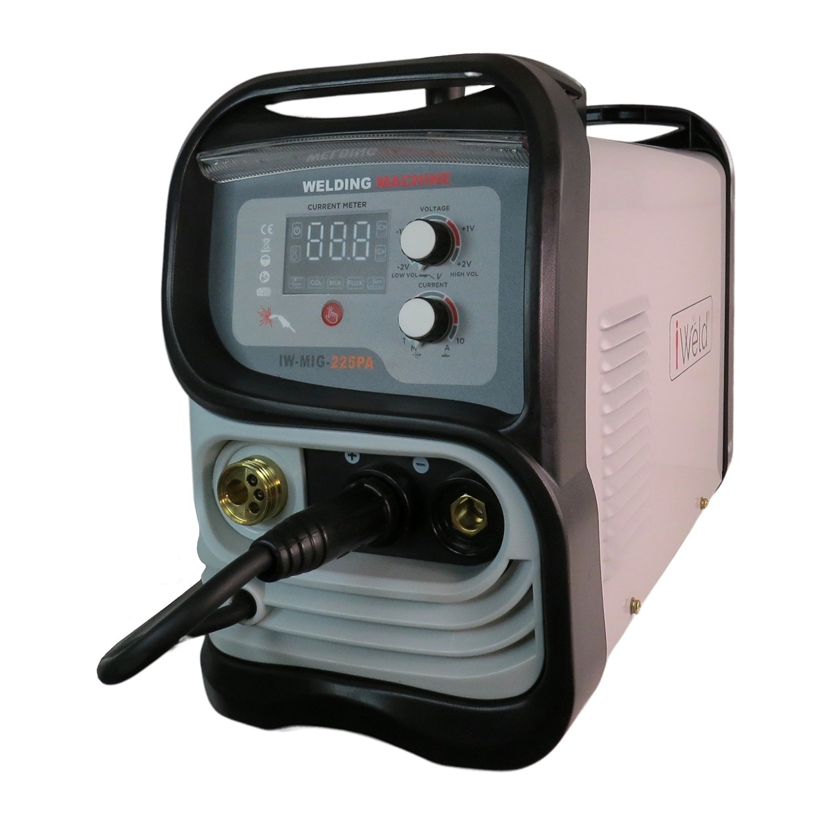 iWELD MIG205PA MIG/MMA SUNERGIC WELDING MACHINE -200A - 220V + BZ15 TORCH