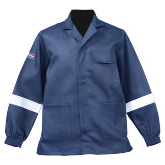 MASTER D59 FLAME / ACID RETARDANT NAVY BLUE JACKET - SIZE 28
